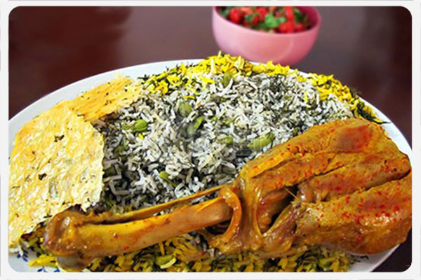 غذا سنتی ایران باقلی پلو