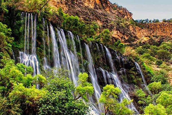 زیباترین آبشار ایران شماره 1