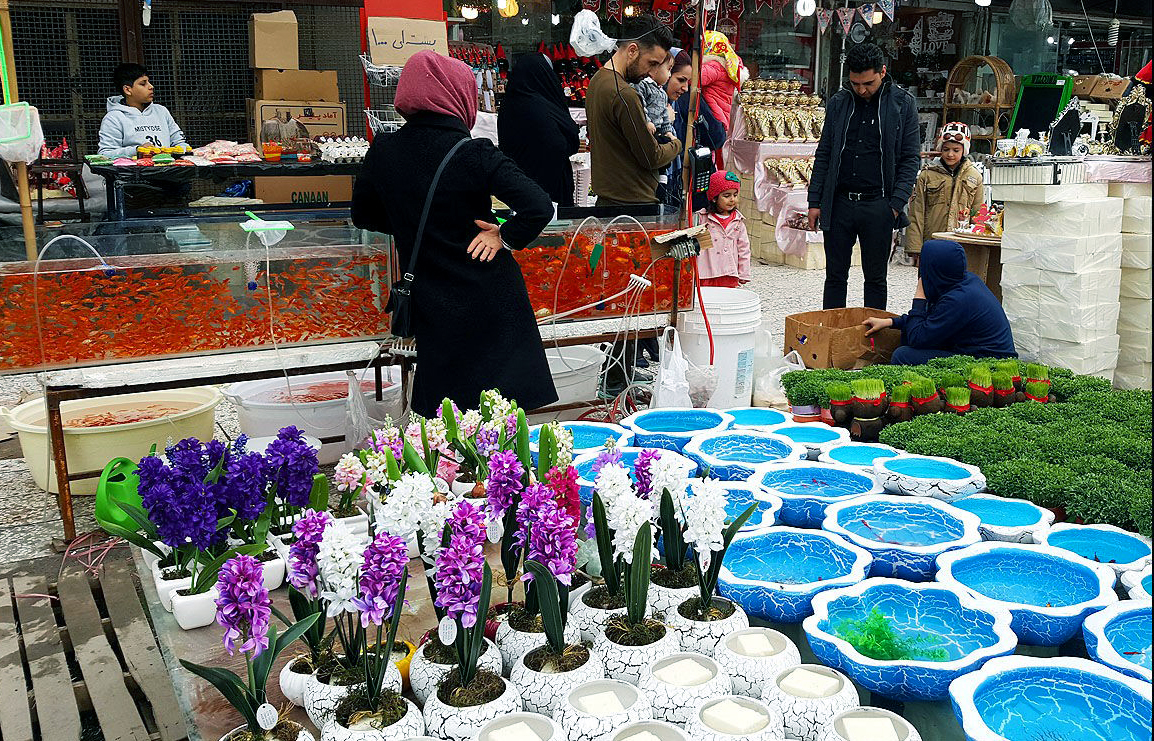 بازار گل خیام مشهد