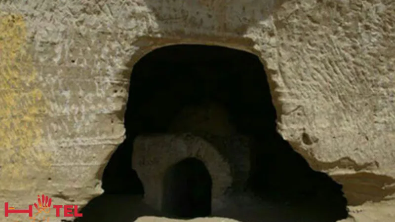 بخش های مختلف غارهای باستانی تیس