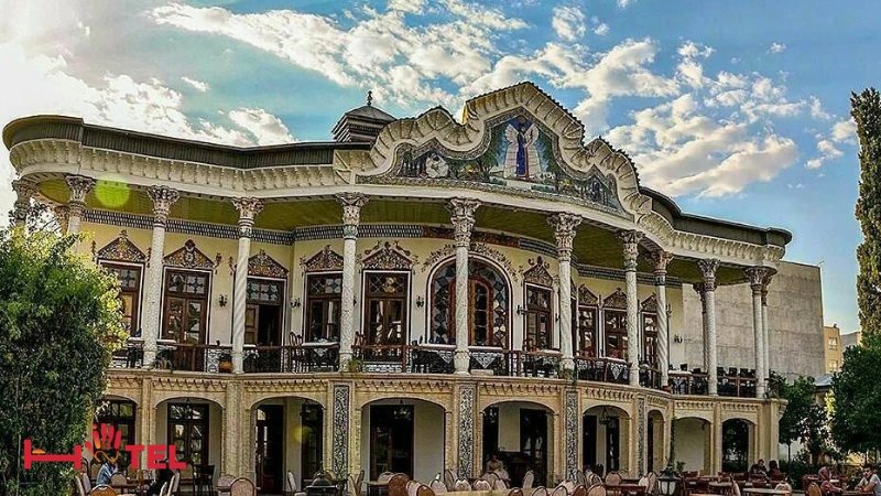 بخش‌های مختلف عمارت شاپوری شیراز