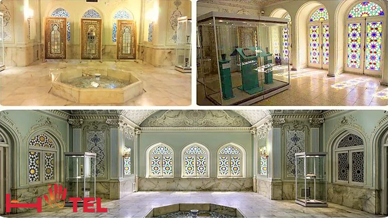 تصاویر مختلفی از بخش‌ های مختلف موزه آیینه و روشنایی یزد