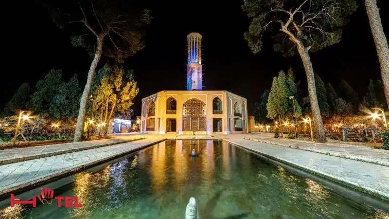 معماری و بخش‌های مختلف باغ دولت آباد یزد