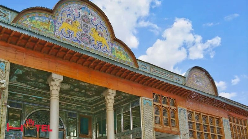 بخش های مختلف باغ نارنجستان شیراز
