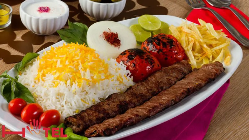 نمونه غذا‌های رستوران هتل رویال شیراز