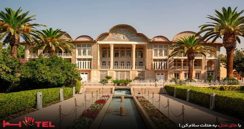 عمارتی تاریخی در باغ جنت شیراز