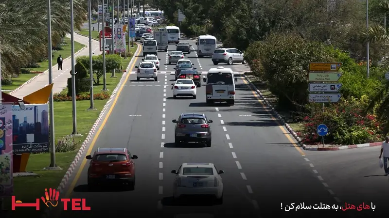 مدت مجاز تردد خودرو در جزیره کیش