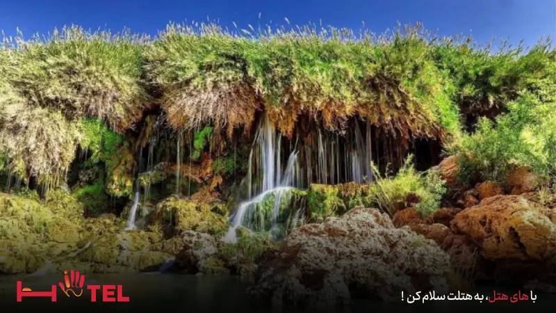 آبشار فدامی؛ آبشاری گرم در قلب زمستان