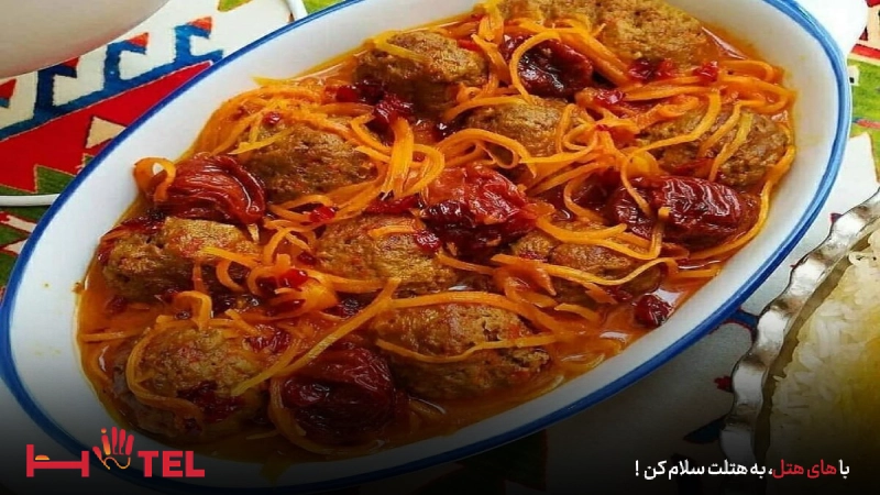 خورشت هویج آلو تبریز